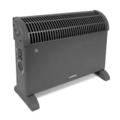 Convector heater – 2000W – Grey | Turbo Fan & 3 heater settings