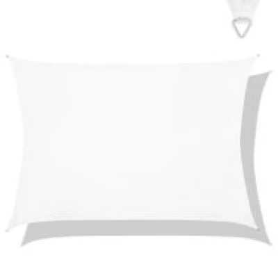 Shade Sail Rectangle – Premium – 400×300 cm – Water resistant | White