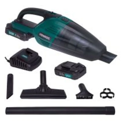 Handheld vacuum cleaner 20V - 2.0Ah | Incl. 2 batteries and charger