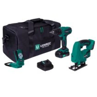 Tool set VPower 20V - 2.0Ah | Incl. 2 machines, battery and charger 