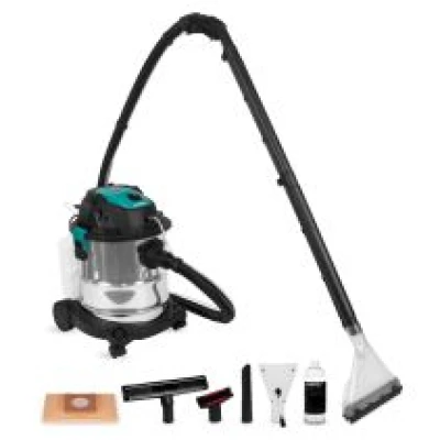 Carpet cleaner/vacuum cleaner 1400W | Incl. detergent and various nozzles 