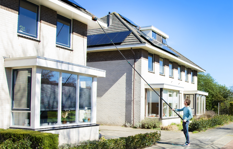 Teleskopische Waschbürsten