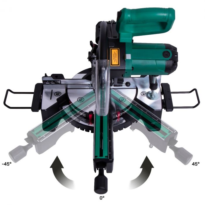 Radial mitre saw