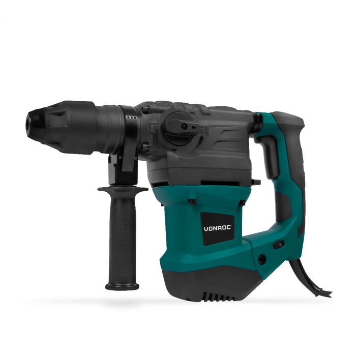 Rotary hammer drill 1500W- 6 Joule - SDS plus - 4 functions | Incl. drills and chisels