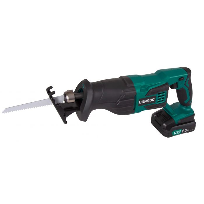 Reciprocating saw 20V - 2.0Ah | Incl. 2 batteries and charger