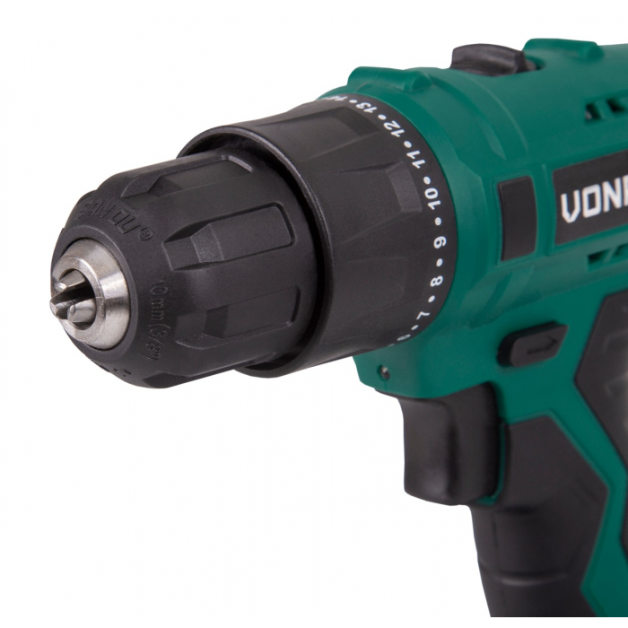 Cordless drill 12V - Incl. 2 batteries & charger