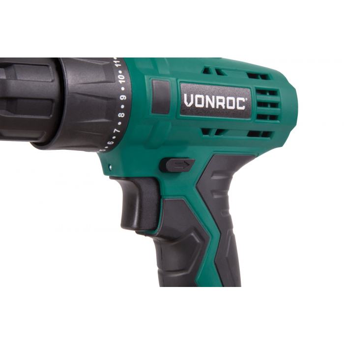 Cordless drill 12V - Incl. 2 batteries & charger
