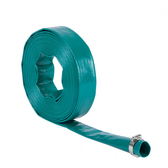 Lay flat hose set for submersible pumps - 10m x 38mm | Universal