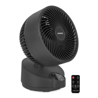 breeze tischventilator leise schwarz inklusive fernbedienung-af501ac-hauptansicht-VONROC