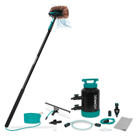 Telescopic Wash Brush 6,50m and Water Softner| Complete Set 