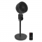 BREEZE Standventilator - 88cm - Leise - Schwarz| Inklusive Fernbedienung