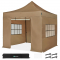 Partyzelt - 3x3 m | Set inkl. Seitenwände - Beige