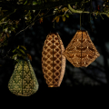 Luna solar lampion Pillar with LED  – 350x220mm - Stone grey | Handmade/weather resistant