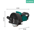 Wall chaser 1700W - 150mm | Set - Incl. 6 diamond discs