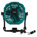 Cordless fan 20V – hybrid battery or AC powered | Incl. AC adapter – incl. 4.0Ah battery and quick charger