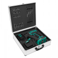 Cordless Drill 20V | Incl. 2x 2.0Ah Battery, Charger, and 46 accessories in premium case