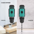 Cordless Drill 20V | Incl. 2x 2.0Ah Battery, Charger, and 46 accessories in premium case