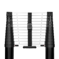 PRO Telescopic ladder - 3,80 m - new 2023 model | softclose & stabilizer bar