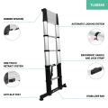 PRO Telescopic ladder - 3,80 m - new 2023 model | softclose & stabilizer bar
