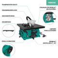 Compact Table Saw 1500W – Ø210mm | Incl. 40T Sawblade