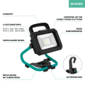 Cordless LED Work Light 20V - 1800 lumen | Excl. Battery and charger 