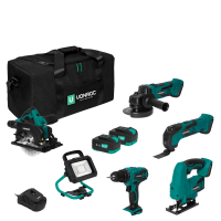 Werkzeugsatz VPower 20V – 4.0Ah | Inkl. 2 Akku’s und Ladegerät