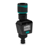 Water Flowmeter - Digital | Incl. Hose connectors & battery